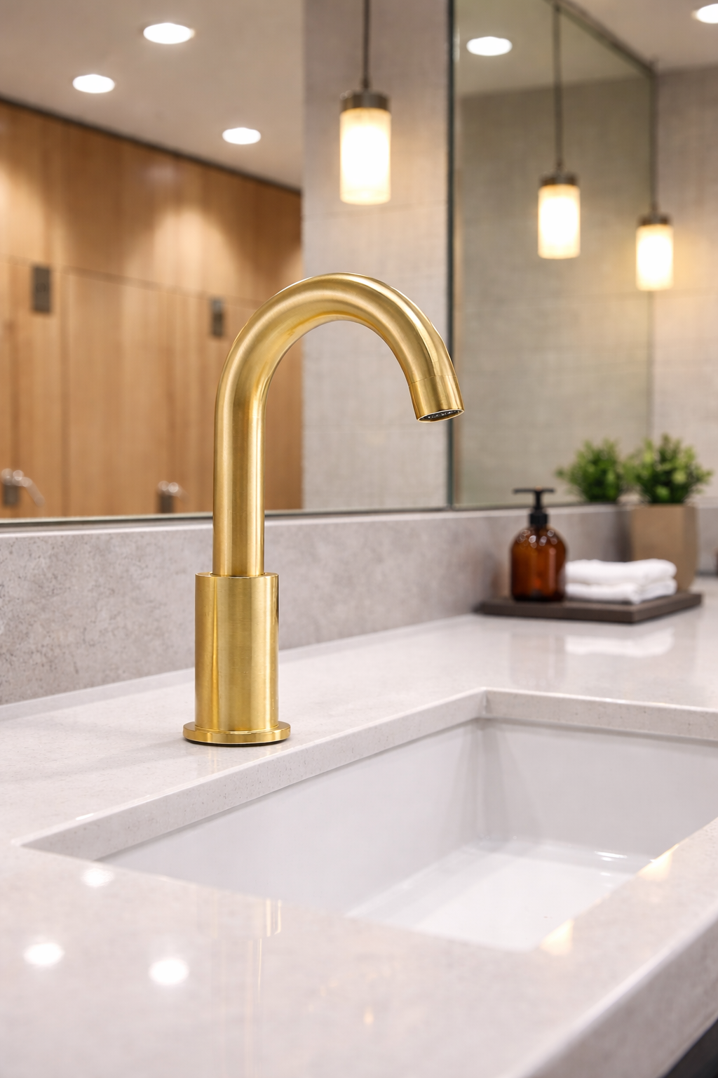Fontana Strasbourg Brushed Gold Deck Mounted Product